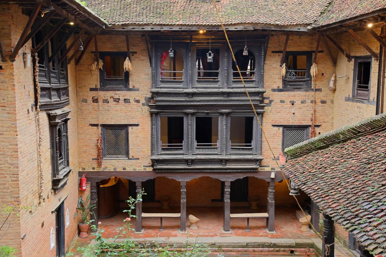 Newa Chen Historic House Unesco Lalitpur Extérieur photo
